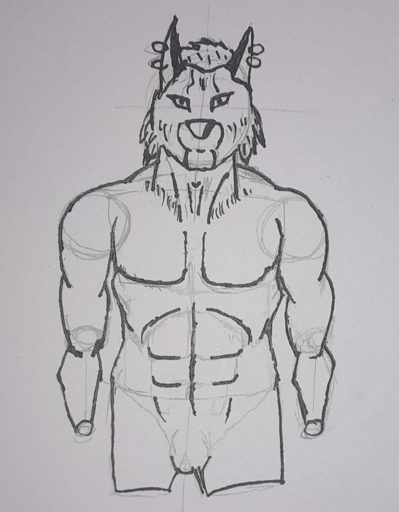 upper body of a anthromorphic lynx animal, known as khajiit in the elder scrolls lore